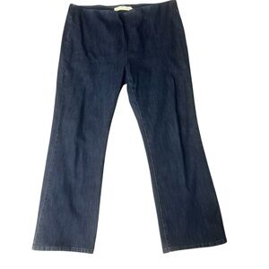 Soft Surroundings Pull On Dark Wash Jeans Size 2X